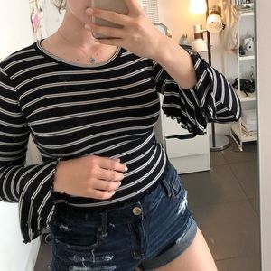 Striped tight shirt never worn URBAN OUTFITTERS